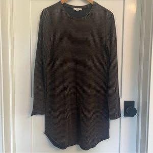 Vans Long Sleeve Striped Dress Size L